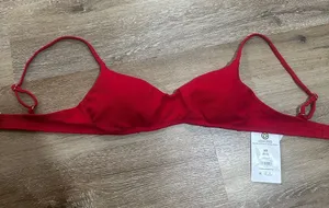 Women’s Red Triangle bathing suit top thumbnail 1