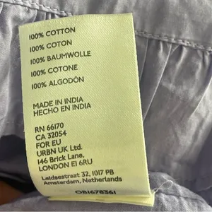 Free People Cohen Poplin Strapless Lavender Dress thumbnail 7
