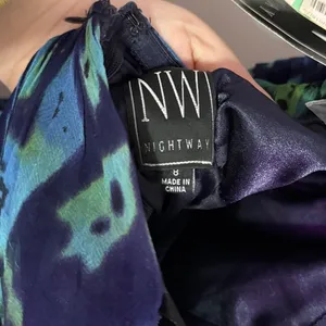 Nightway Women's Strappy Ruched Ombre Maxi Dress Size 8‎ thumbnail 3