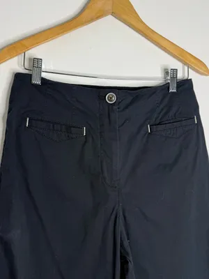 Maeve Anthropologie Slim Ankle Chino Pants Very Dark Navy Size 8 thumbnail 5