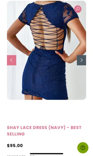 Three Sisters Boutique Mini Dress Blue Size 2 thumbnail 5