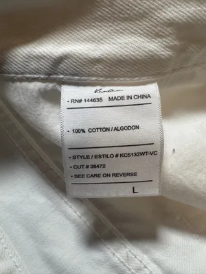 KanCan USA Shorts Distressed White Denim thumbnail 5