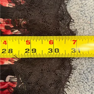 WHBM White House Black Market Floral Shift Dress Size 10 Lace Bell‎ Sleeve Black thumbnail 11