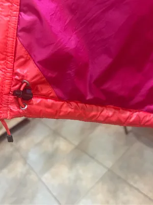 NORTH FACE Coral Quilted Down Nylon Jacket Thermoball Full Zip Size Larhe thumbnail 7