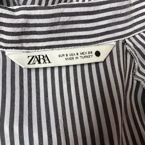 Zara ‎ Striped Shirt Women’s | Sz Small | Buttons | 3/4 Sleeve | Lightweight thumbnail 2