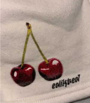 Cherry Crème Edikted Sweatshorts  thumbnail 4