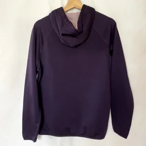 Nike dri fit just do it purple pullover hoodie sweater women's size large thumbnail 6