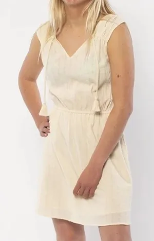 Sisstrevolution Ivory Bonnie Sleeveless Woven Mini Dress Small thumbnail 1