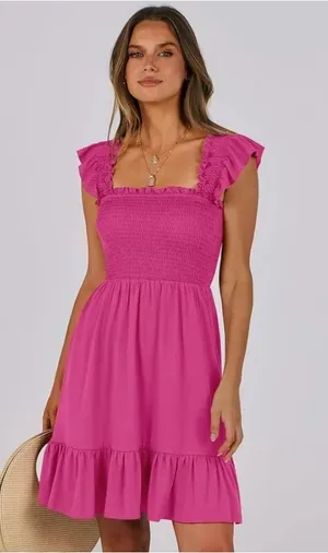 pink mini dress Size M thumbnail 1