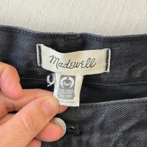Madewell Low Slung Straight Denim Jeans Womens 33 Faded Black thumbnail 9