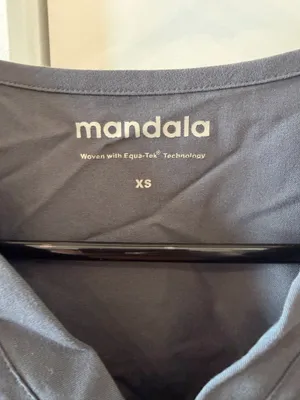 Mandala Scrub Set charcoal thumbnail 5