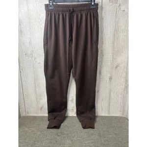 Womens Bundle Lounge Set Pink Long Sleeve Top Brown Fleece Jogger Pants Small thumbnail 2