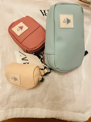 Zara Rubberized Charms/Crossbody bag/fanny bag NWT thumbnail 5