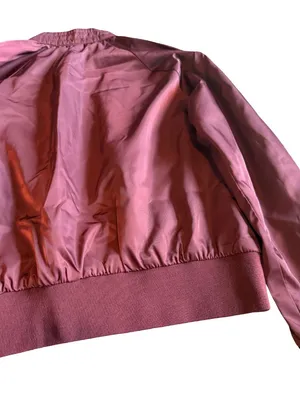 Free People Midnight Bomber Jacket Zip-Down Lightweight Windbreaker Size Small thumbnail 10