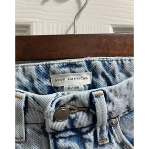 Good American Good 90s Relaxed Straight Leg Distressed Jeans Size 2/26 thumbnail 3