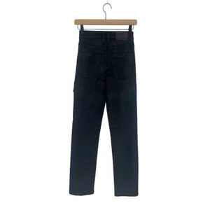 PAIGE Stella Black Coated Cargo Straight Leg Pants Size‎ 23 thumbnail 10
