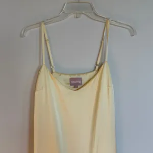 Show Me Your Mumu Dalia Maxi Dress in Pale Yellow Size Small NO SCARF thumbnail 4