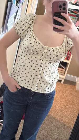 TJ Maxx Y2K peplum top thumbnail 1
