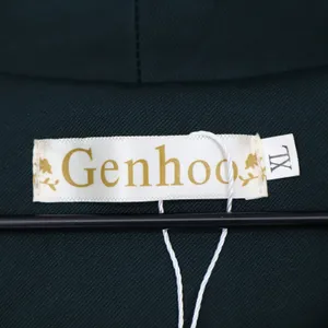 Genhoo Blazer Womens XL Dark Green Striped Cuff Shawl Collar Stretch Excellent thumbnail 2