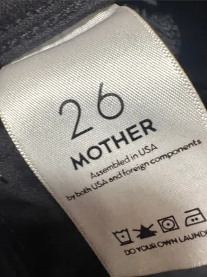 Mother Denim The Cruiser Flare Black Denim Jeans In Not Guilty 26 thumbnail 6