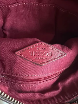 Fossil Cross Body Purse Maroon thumbnail 6