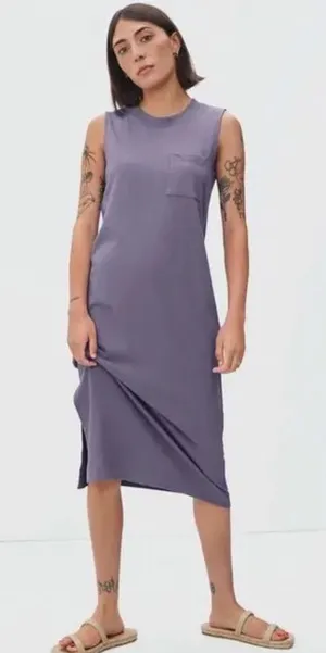 Everlane the long weekend tank dress washed black size XS thumbnail 1