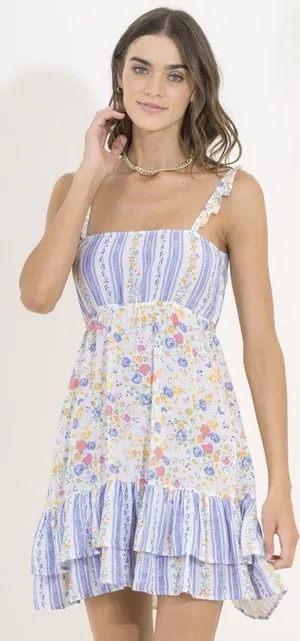 ANTHROPOLOGIE Maaji Backyard Spell Cutout Floral Reversible Mini Dress thumbnail 2