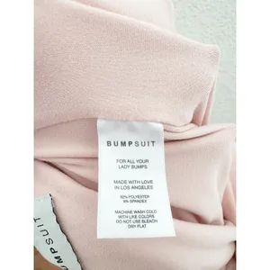 Bumpsuit Zoe Maxi Dress Size Medium Pink Maternity Strapless Baby Shower thumbnail 6