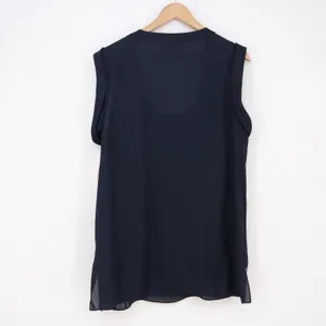 UK Style by French Connection Tunic Women XL Royal Maritime Bugle Bead Ink NEW thumbnail 6