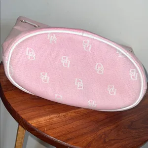Dooney & Bourke Pink Canvas Tote thumbnail 7