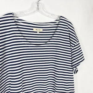 Madewell XL Top Organic Cotton Lyndale Oversized Tee Classic‎ Indigo Blue 1298 thumbnail 6