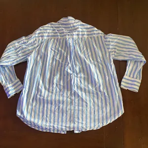 Dynamite Blue and White Striped Women's Shirt thumbnail 2