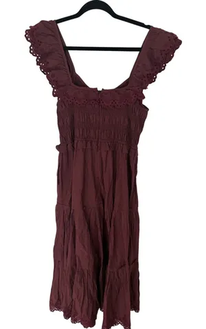 Madewell Lucie Embroidered Cotton Midi Dress thumbnail 1