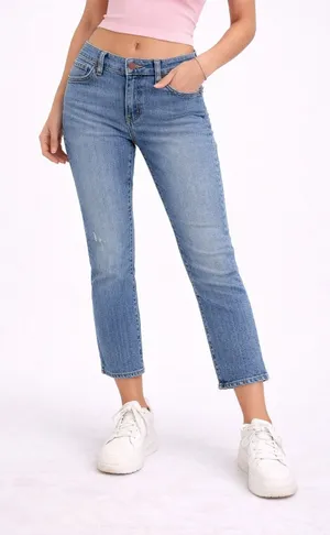 Abercrombie & Fitch Y2K Low Rise Bootcut Jeans Womens 8 Blue‎ Stretch Vintage thumbnail 1