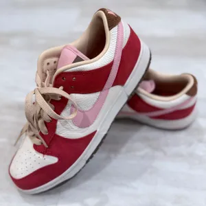 Nike Dunk Low Bacon Red Pink White FB7910-600 Womens 10.5/ Mens 9 thumbnail 1