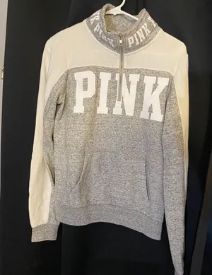 Victoria's Secret PINK Half-zip Sweatshirt thumbnail 1