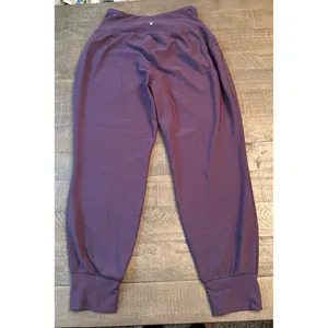 Old Navy Women's Active Purple Powersoft High Rise Go Dry Joggers Size Large thumbnail 6