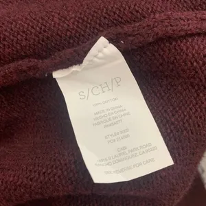 CAbi Port Wine‎ Fringe Wrap Cardigan Sweater thumbnail 13