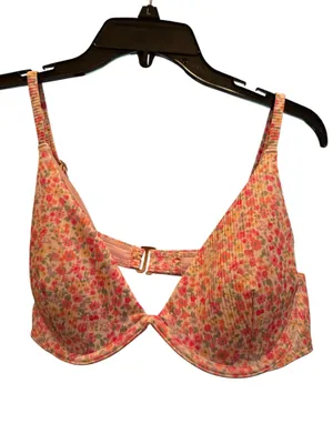 Hollister floral bathing suit top thumbnail 4