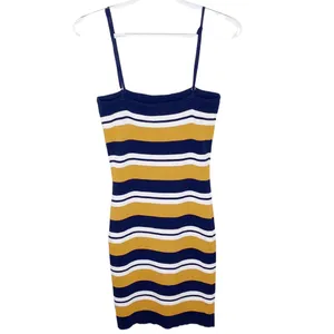 Windsor striped knit bodycon dress size L thumbnail 3