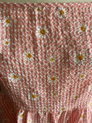 Nwot-Pink Gingham Babydoll Top-Size 2x thumbnail 8