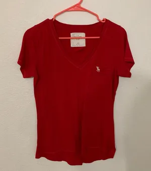 Abercrombie & Fitch Red Short Sleeve thumbnail 1