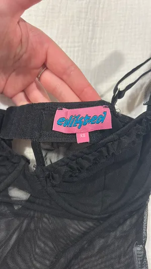 Sheer Going Out Edikted Top thumbnail 4
