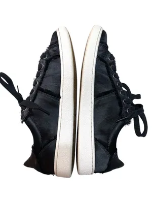 UGG Milo Spill Seam Satin Sneakers Black Women’s Size 8 thumbnail 6