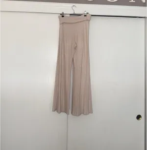Tan Ribbed Sweater Foldover Pant - Altar’d State thumbnail 2