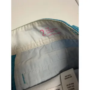 Lilly Pulitzer Callahan Shorts Size 2 Searulean Blue Seersucker Cotton 5" thumbnail 6