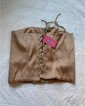 Edikted Lace Up Corset thumbnail 2