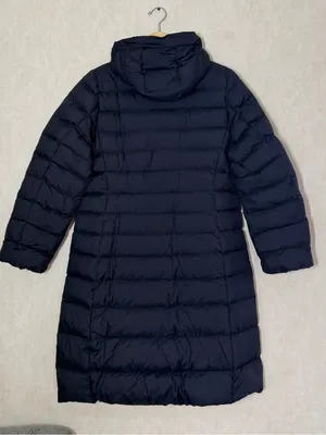 Uniqlo Women’s Ultra Light Down Long Coat Hooded in Black L thumbnail 5