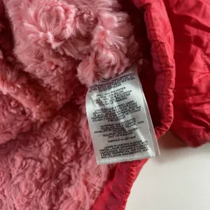 Columbia Jacket Girls XL 18/20 Pink Bella Plush Quilted Plush Fuzzy Hooded YOUTH thumbnail 7