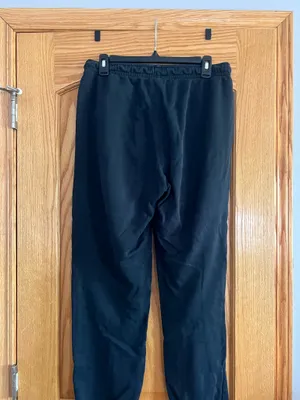 Nike Black Women's Sportswear Club Fleece Mid-Rise Oversized Sweatpants thumbnail 3